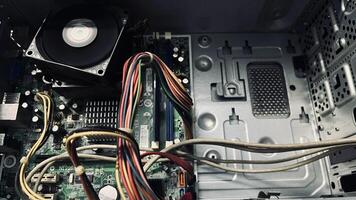 A closer view of a computer process outsourcing machine photo