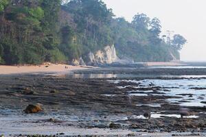 Neil Island seashore filled with rocks photo