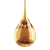 serum or oil or honey drop isolated on transparent background png