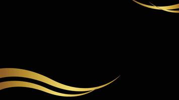 Modern background abstract design with black and gold colors vector