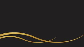 Modern background abstract design with black and gold colors vector
