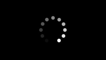 Loading Screen Animation. Circular Loading Icon video