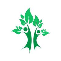 Tree logo icon design vector