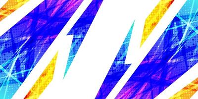 Abstract and Colorful Geometric Background with Speed Movement Concept vector