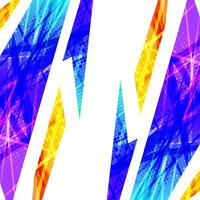 Abstract and Colorful Geometric Background with Speed Movement Concept vector