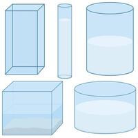 Geometric shapes maths Lines and Shapes vector