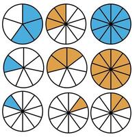 marketing strategy, Geometric, shapes, progress calculation vector