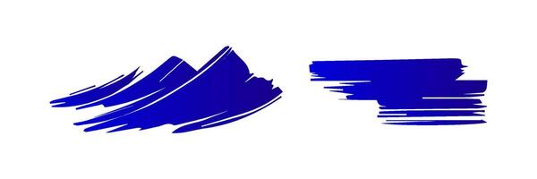 Analog touch material. The texture of the brush is beautiful. Wave pattern vector