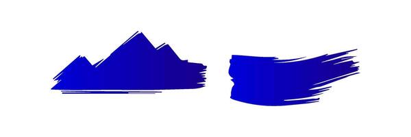 Analog touch material. The texture of the brush is beautiful. Wave pattern vector