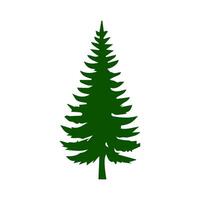 silhouette tree line drawing, graphics tree elements outline symbol for architecture and landscape design drawing. vector