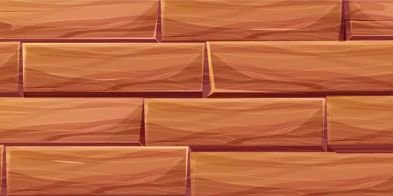 Wooden material board desk, textured surface wood comic background . Wall, panel for game, ui design