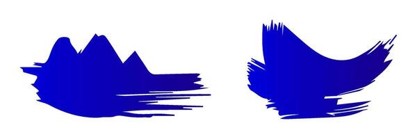 Analog touch material. The texture of the brush is beautiful. Wave pattern vector