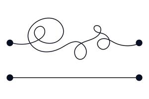 Line mind process complicated and easy ways, difficult and simple process doodle style isolated on whie background. vector