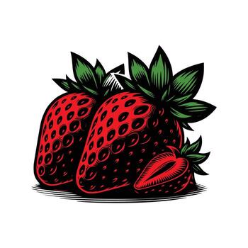 fresa Arte ilustración vector