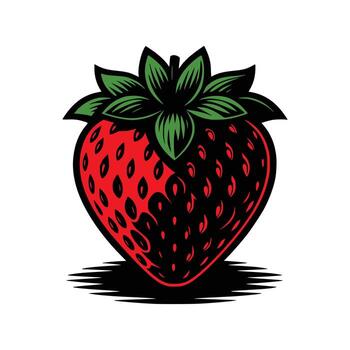 fresa Arte ilustración vector