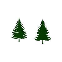 silhouette tree line drawing, graphics tree elements outline symbol for architecture and landscape design drawing. vector