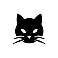 Cat silhouette Isolated On White Background vector
