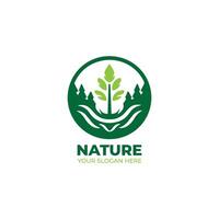 Simple or Nature Logo Design vector