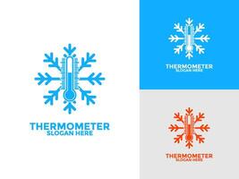 Thermometer logo concept icon set isolated, For web design element, website, app materials vector