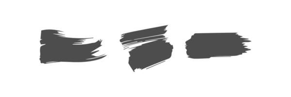 Paint brush stroke, ink splatter and artistic design elements. Dirty watercolor texture, box, frame, grunge background, splash or creative shape for social media. Abstract drawing. vector