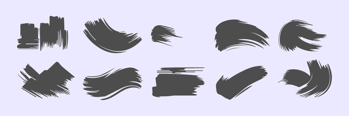Paint brush stroke, ink splatter and artistic design elements. Dirty watercolor texture, box, frame, grunge background, splash or creative shape for social media. Abstract drawing.