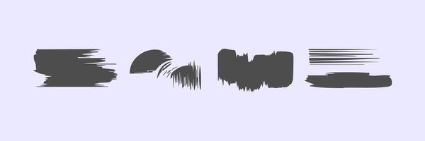 Paint brush stroke, ink splatter and artistic design elements. Dirty watercolor texture, box, frame, grunge background, splash or creative shape for social media. Abstract drawing. vector