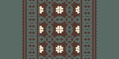 Bukhara pattern Seamless Mughal architecture Motif embroidery, Pixel Ikat embroidery Design for Print egyptian hieroglyphs tibetan geo pattern vector