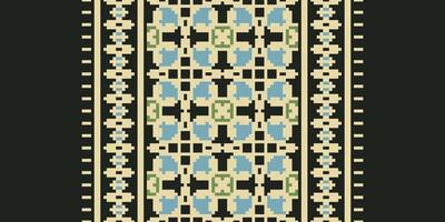 Bukhara pattern Seamless Scandinavian pattern Motif embroidery, Pixel Ikat embroidery Design for Print australian curtain pattern geometric pillow model kurti mughal flowers vector