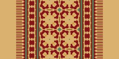 Bukhara pattern Seamless Scandinavian pattern Motif embroidery, Pixel Ikat embroidery Design for Print lace pattern turkish ceramic ancient egypt art jacquard pattern vector