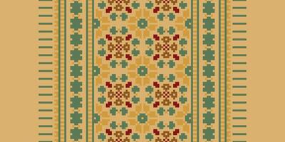 Bukhara pattern Seamless Scandinavian pattern Motif embroidery, Pixel Ikat embroidery Design for Print scandinavian pattern saree ethnic nativity gypsy pattern vector