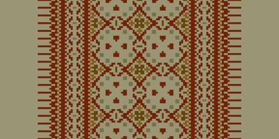 Fashion pattern Seamless Native American, Motif embroidery, Pixel Ikat embroidery Design for Print scandinavian pattern saree ethnic nativity gypsy pattern vector