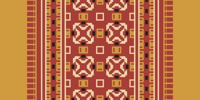 Motif folklore pattern Seamless Native American, Motif embroidery, Pixel Ikat embroidery Design for Print tapestry floral kimono repeat pattern lacing spanish motif vector