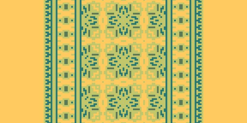 Fashion pattern Seamless Mughal architecture Motif embroidery, Pixel Ikat embroidery Design for Print vyshyvanka placemat quilt sarong sarong beach kurtis Indian motifs