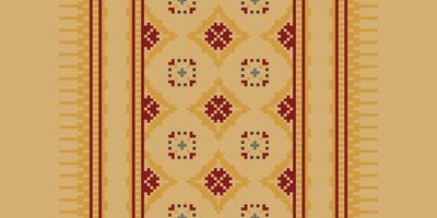 Fashion pattern Seamless Mughal architecture Motif embroidery, Pixel Ikat embroidery Design for Print kurta pattern mughal motifs tapestry pattern floral repeat vector