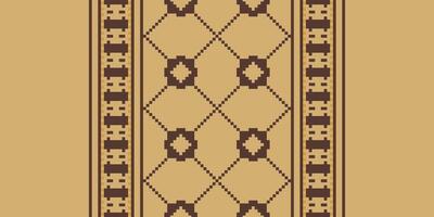 Fashion pattern Seamless Mughal architecture Motif embroidery, Pixel Ikat embroidery Design for Print tie dyeing pillowcase sambal puri kurti mughal architecture vector