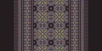 Fashion pattern Seamless Mughal architecture Motif embroidery, Pixel Ikat embroidery Design for Print egyptian hieroglyphs tibetan geo pattern vector