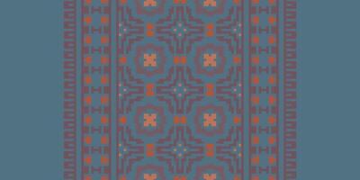 Silk fabric Patola sari Pattern Seamless Native American, Motif embroidery, Pixel Ikat embroidery Design for Print australian curtain pattern geometric pillow model kurti mughal flowers vector