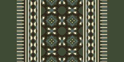 Fashion pattern Seamless Scandinavian pattern Motif embroidery, Pixel Ikat embroidery Design for Print australian curtain pattern geometric pillow model kurti mughal flowers vector