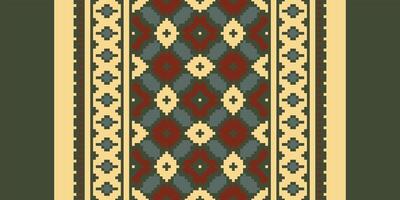 Fashion pattern Seamless Scandinavian pattern Motif embroidery, Pixel Ikat embroidery Design for Print lace pattern seamless pattern vintage shibori jacquard seamless vector
