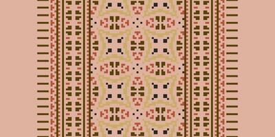 Tissue Dupatta Seamless Native American, Motif embroidery, Pixel Ikat embroidery Design for Print border embroidery ancient egypt vector