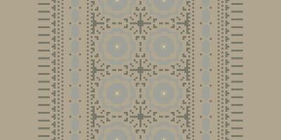 Tissue Dupatta Seamless Bandana print silk Motif embroidery, Pixel Ikat embroidery Design for Print egyptian hieroglyphs tibetan geo pattern vector
