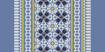 Tissue Dupatta Seamless Australian aboriginal pattern Motif embroidery, Pixel Ikat embroidery Design for Print kurta pattern mughal motifs tapestry pattern floral repeat vector