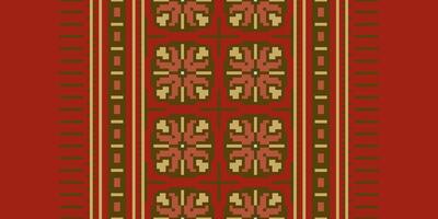 Tissue Dupatta Seamless Australian aboriginal pattern Motif embroidery, Pixel Ikat embroidery Design for Print border embroidery ancient egypt vector