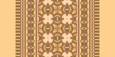 Tissue Dupatta Seamless Mughal architecture Motif embroidery, Pixel Ikat embroidery Design for Print egyptian hieroglyphs tibetan geo pattern vector