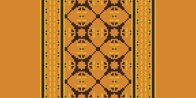 Tissue Dupatta Seamless Scandinavian pattern Motif embroidery, Pixel Ikat embroidery Design for Print endless arabesque cloth dupatta shawl bandana print silk kurta men vector