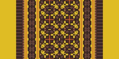 Tissue Dupatta Seamless Scandinavian pattern Motif embroidery, Pixel Ikat embroidery Design for Print australian curtain pattern geometric pillow model kurti mughal flowers vector