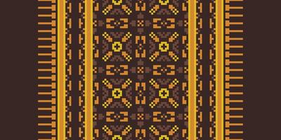 Tissue Dupatta Seamless Scandinavian pattern Motif embroidery, Pixel Ikat embroidery Design for Print tapestry floral kimono repeat pattern lacing spanish motif vector