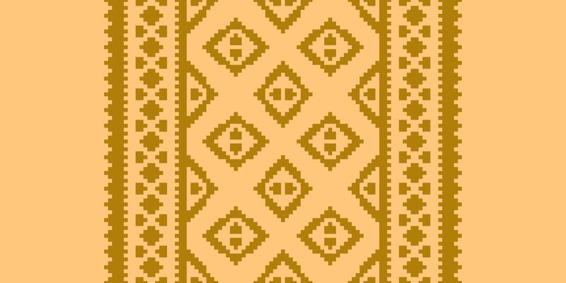 Tissue Dupatta Seamless Mughal architecture Motif embroidery, Pixel Ikat embroidery Design for Print pattern vintage flower folk navajo patchwork pattern
