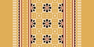 Motif folklore pattern Seamless Native American, Motif embroidery, Pixel Ikat embroidery Design for Print lace pattern seamless pattern vintage shibori jacquard seamless vector