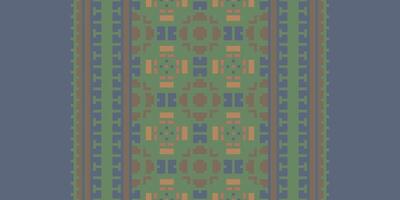 Peruvian pattern Seamless Scandinavian pattern Motif embroidery, Pixel Ikat embroidery Design for Print tie dyeing pillowcase sambal puri kurti mughal architecture vector